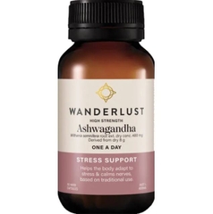 Viên hỗ trợ thần kinh & giảm Stress Wanderlust High Strength Ashwagandha 90 viên