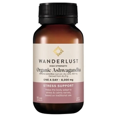 Viên hỗ trợ thần kinh & giảm Stress Wanderlust High Strength Ashwagandha