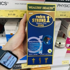 Viên uống hỗ trợ tuyến tiền liệt Wealthy Health Prosta Strong 1 Enhance Plus 60 viên