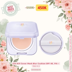 Clio Kill Cover Mesh Blur Cushion SPF 40, PA++