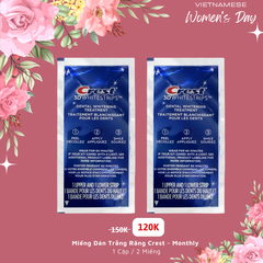 Miếng Dán Trắng Răng Crest 3D White Professional Effects