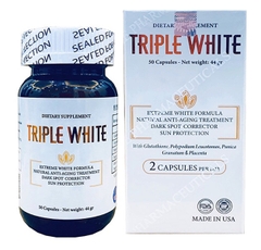 Viên uống trắng da Triple white