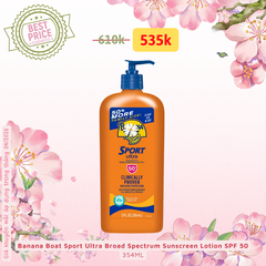 Banana Boat Sport Ultra Broad Spectrum Sunscreen Lotion SPF 50