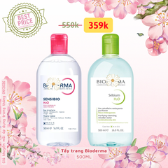 Tẩy trang Bioderma Crealine H2O Cleansing Water