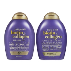 Set gội xả OGX Thick and Full Biotin & Collagen