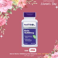 Natrol Biotin 10000mcg Fast Dissovle