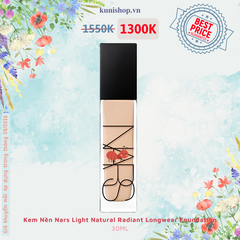Kem Nền Nars Light Natural Radiant Longwear Foundation