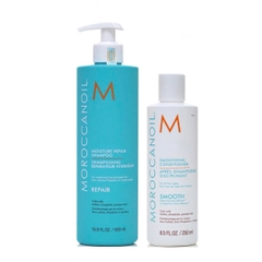 Bộ dầu gội xả phục hồi Moroccanoil Repair & Shine