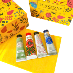Set  L'Occitane Hand Cream 4 Tube Mini