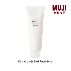 Sữa Rửa Mặt Muji Face Soap Moisture 120g