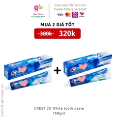 CREST 3D White tooth paste