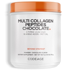 CodeAge Hydrolyzed Multi-Collagen Peptides (5 types I, II, III, V & X)