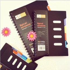 Sổ phân trang Spiral Note Book size a5 (giá sỉ)