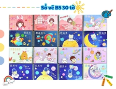 Sổ vẽ B5 30 tờ