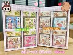 sổ lò xo XQ557 Capy, labubu lốc 24c