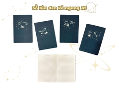 Sổ bìa đen kẻ ngang A5