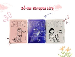 sổ da Simple life 17.3*12.4 có gài