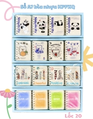sổ a7 bìa nhựa hình KPPXQ - lốc 20c