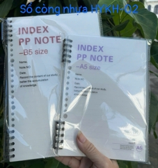 Sổ còng nhựa b5 index