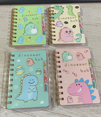 sổ lò xo a6 phân trang kiểu giấy có in hình , lốc 24c