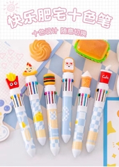 Bút 10 màu fastfood