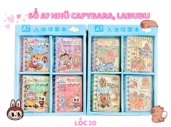 Sổ a7 nhũ capy, labu lốc 20 c