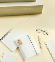 Bìa sổ còng nhựa trong A5 - 20 lỗ (không bao gồm giấy)