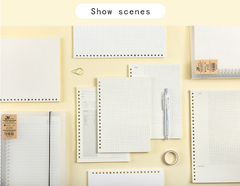 Tệp giấy B5 (26 lỗ/60 tờ kẻ ngang, hoặc caro)