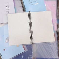 sổ còng sắt a5 phân trang - bìa hình