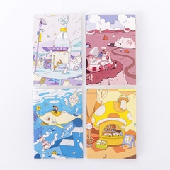 sổ mini nhiều hình (a6) 20 trang - lấy theo lốc 20c