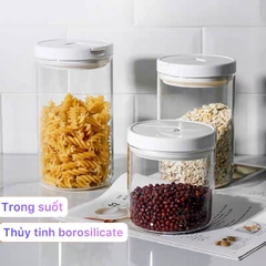 Lọ thủy tinh borosilicate đựng đồ khô, thực phẩm JIANXIA