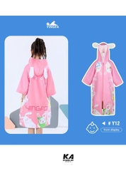 Áo choàng tắm lông cừu hai mặt trẻ em Yingfa  Y12