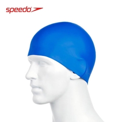 Mũ bơi Speedo Moulded Silicone Cap Blue