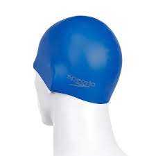 Mũ bơi Speedo Moulded Silicone Cap Blue