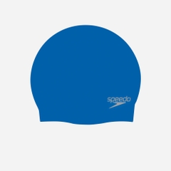 Mũ bơi Speedo Moulded Silicone Cap Blue