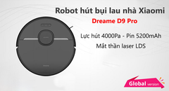 Hướng dẫn kết nối Robot hút bụi lau nhà Xiaomi Dreame D9/D9 Pro/L10 Pro