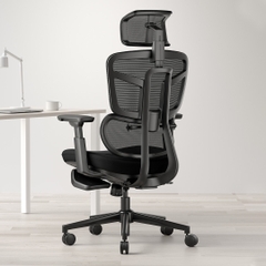 Ghế Xoay Công Thái Học Cao Cấp HBADA Lưng Kép Đệm CS Chuẩn Ergonomic E