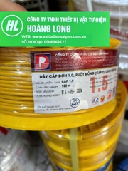 Dây điện Daphaco 1.5 đơn cáp CV 7 sợi (100m)