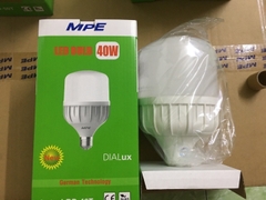 Đèn Led Mpe Bulb Trụ 40w thân nhựa LBD3-40T
