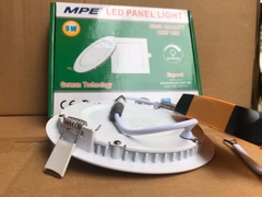 Đèn Led Âm Trần 9w Mpe Panel Tròn RPL-9T thân nhôm
