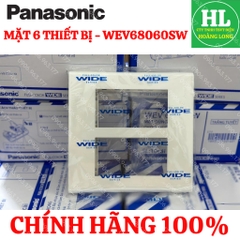 Panasonic dòng WIDE mặt dùng cho 2 thiết bị đơn WEV68020SW.