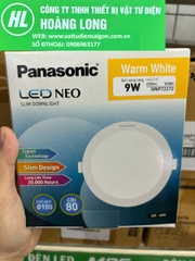 (Panasonic) Đèn led Panel tròn âm trần Panasonic 9w 12w Neo Slim Chính hãng