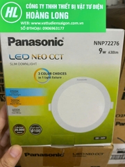 (Panasonic) Đèn led Panel tròn âm trần Panasonic 9w 12w Neo Slim Chính hãng