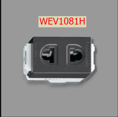 Ổ cắm đơn màu xám WEV1081H PANASONIC