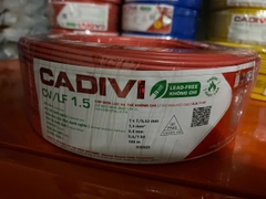 Dây điện Cadivi 1.5 đơn 7 sợi CV1.5 cuộn 100 mét - CHÍNH HÃNG