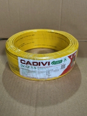 Dây điện Cadivi 1.5 đơn 7 sợi CV1.5 cuộn 100 mét - CHÍNH HÃNG