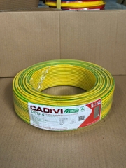 100 mét dây điện Cadivi 4.0 đơn CV4.0 lõi 7 sợi Chính hãng lõi đồng