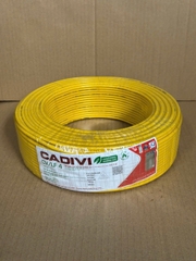 100 mét dây điện Cadivi 4.0 đơn CV4.0 lõi 7 sợi Chính hãng lõi đồng