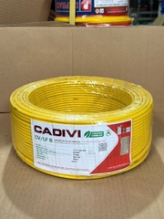 Dây, cáp điện CADIVI đơn 6.0mm 7 sợi CV6 cuộn 100m CHÍNH HÃNG