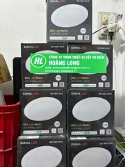 Duhal - Led Panel âm trần tròn 9w mã KDGT509 trắng, vàng, trung tính, đổi màu seri tăng phô rời Duhal